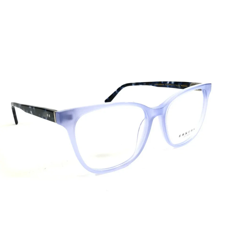 Erkers Eyeglasses Frames CHAIN OF ROCKS Wednesday Matte Blue 54-18-146
